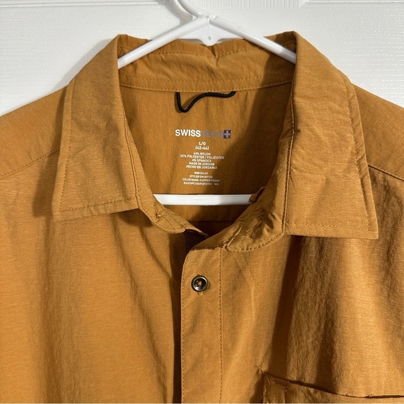 Swiss Tech sz L utility top, "copper penny", performance gear, button up - Picture 5 of 13